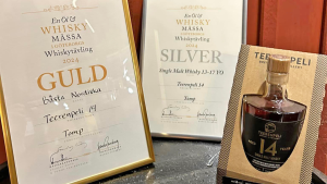 Teerenpeli Aged 14 Years won silver at the Beer & Whiskey Fair in Gothenburg 2024